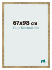Bilderrahmen 67x98cm Gold Antik MDF Bologna Vorne Messe | Yourdecoration.at