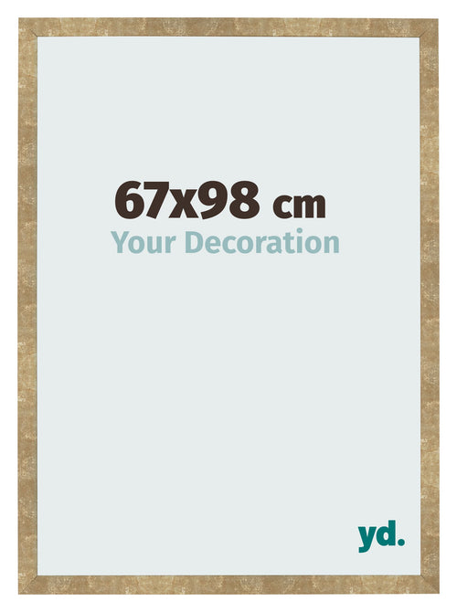 Bilderrahmen 67x98cm Gold Antik MDF Bologna Vorne Messe | Yourdecoration.at