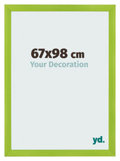 Bilderrahmen 67x98cm Grün MDF Pisa Vorne Messe | Yourdecoration.at