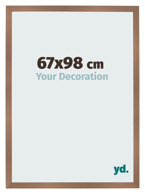 Bilderrahmen 67x98cm Kupfer Dekor MDF Bologna Vorne Messe | Yourdecoration.at