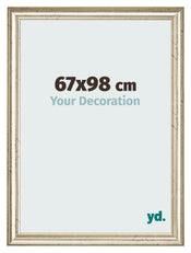 Bilderrahmen 67x98cm Metallglanz MDF Lazio Vorne Messe | Yourdecoration.at