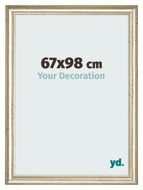Bilderrahmen 67x98cm Metallglanz MDF Lazio Vorne Messe | Yourdecoration.at
