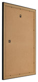 Bilderrahmen 67x98cm Schwarz Silber Poliert MDF Pisa Ruckseite Schrag | Yourdecoration.at