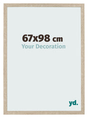 Bilderrahmen 67x98cm Sonoma Eiche MDF Bologna Vorne Messe | Yourdecoration.at