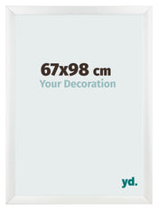Bilderrahmen 67x98cm Weiß Vintage MDF Pisa Vorne Messe | Yourdecoration.at