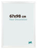 Bilderrahmen 67x98cm Weiß Vintage MDF Pisa Vorne Messe | Yourdecoration.at