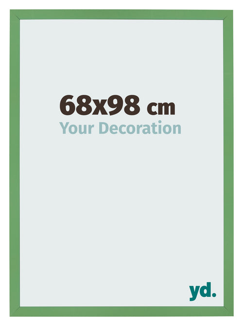 Bilderrahmen 68x98 cm Grun MDF Bologna Vorne Messe | Yourdecoration.at