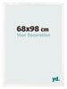 Bilderrahmen 68x98 cm Weiss Hochglanz MDF Bologna Vorne Messe | Yourdecoration.at