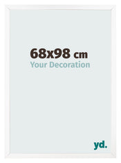 Bilderrahmen 68x98 cm Weiss Matt MDF Bologna Vorne Messe | Yourdecoration.at