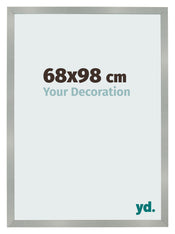 Bilderrahmen 68x98cm Aluminium Gebürstet MDF Bologna Vorne Messe | Yourdecoration.at