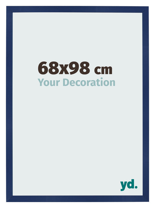 Bilderrahmen 68x98cm Dunkelblau Gewischt MDF Bologna Vorne Messe | Yourdecoration.at
