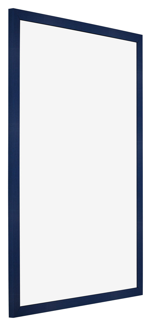 Bilderrahmen 68x98cm Dunkelblau Gewischt MDF Bologna Vorne Schrag | Yourdecoration.at