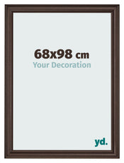 Bilderrahmen 68x98cm Eiche Dunkel MDF Lazio Vorne Messe | Yourdecoration.at