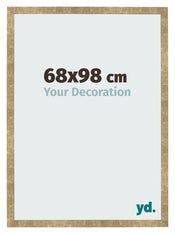 Bilderrahmen 68x98cm Gold Antik MDF Bologna Vorne Messe | Yourdecoration.at