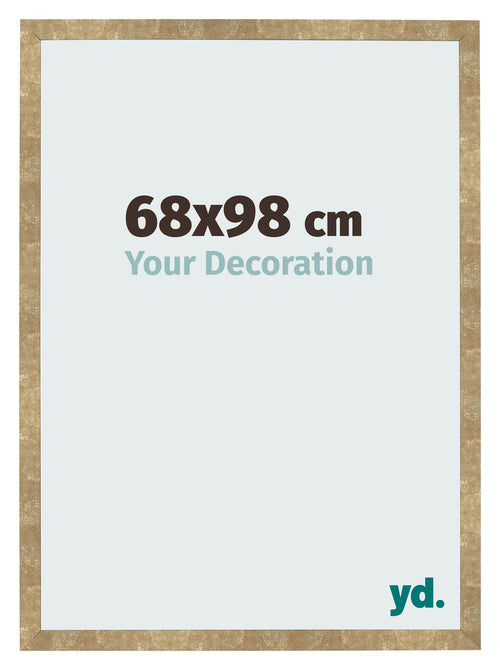 Bilderrahmen 68x98cm Gold Antik MDF Bologna Vorne Messe | Yourdecoration.at