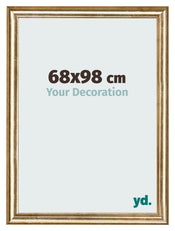 Bilderrahmen 68x98cm Gold Antik MDF Lazio Vorne Messe | Yourdecoration.at