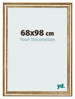 Bilderrahmen 68x98cm Gold Antik MDF Lazio Vorne Messe | Yourdecoration.at