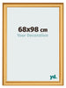 Bilderrahmen 68x98cm Gold Matt MDF Lazio Vorne Messe | Yourdecoration.at