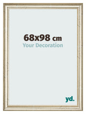Bilderrahmen 68x98cm Metallglanz MDF Lazio Vorne Messe | Yourdecoration.at