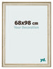 Bilderrahmen 68x98cm Metallglanz MDF Lazio Vorne Messe | Yourdecoration.at