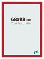 Bilderrahmen 68x98cm Rot MDF Pisa Vorne Messe | Yourdecoration.at