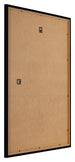 Bilderrahmen 68x98cm Schwarz Hochglanz MDF Bologna Ruckseite Schrag | Yourdecoration.at
