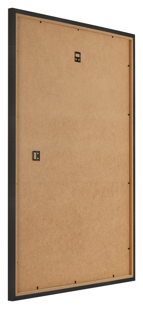 Bilderrahmen 68x98cm Schwarz Matt MDF Bologna Ruckseite Schrag | Yourdecoration.at