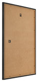 Bilderrahmen 68x98cm Schwarz Matt MDF Bologna Ruckseite Schrag | Yourdecoration.at
