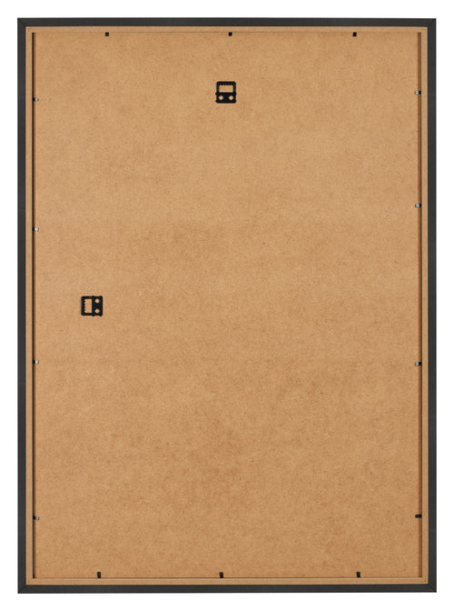 Bilderrahmen 68x98cm Schwarz Matt MDF Bologna Ruckseite | Yourdecoration.at