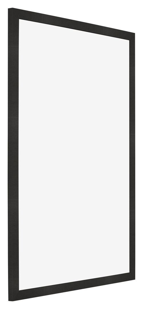 Bilderrahmen 68x98cm Schwarz Matt MDF Bologna Vorne Schrag | Yourdecoration.at