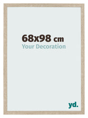 Bilderrahmen 68x98cm Sonoma Eiche MDF Bologna Vorne Messe | Yourdecoration.at