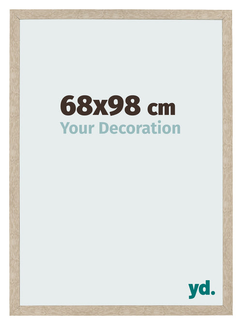 Bilderrahmen 68x98cm Sonoma Eiche MDF Bologna Vorne Messe | Yourdecoration.at