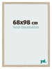 Bilderrahmen 68x98cm Sonoma Eiche MDF Bologna Vorne Messe | Yourdecoration.at