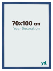 Bilderrahmen 70x100 cm Dunkelblau MDF Bologna Vorne Messe | Yourdecoration.at