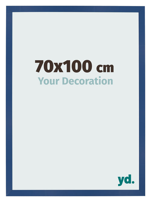 Bilderrahmen 70x100 cm Dunkelblau MDF Bologna Vorne Messe | Yourdecoration.at