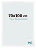 Bilderrahmen 70x100 cm Weiss Matt MDF Bologna Vorne Messe | Yourdecoration.at