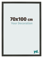 Bilderrahmen 70x100cm Antrazit MDF Bologna Vorne Messe | Yourdecoration.at
