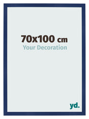 Bilderrahmen 70x100cm Dunkelblau Gewischt MDF Bologna Vorne Messe | Yourdecoration.at