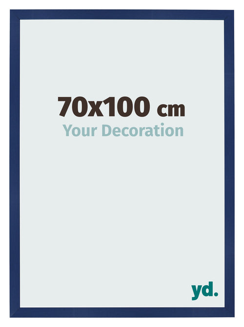 Bilderrahmen 70x100cm Dunkelblau Gewischt MDF Bologna Vorne Messe | Yourdecoration.at