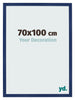 Bilderrahmen 70x100cm Dunkelblau Gewischt MDF Bologna Vorne Messe | Yourdecoration.at