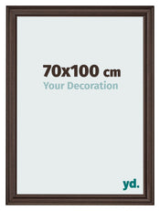 Bilderrahmen 70x100cm Eiche Dunkel MDF Lazio Vorne Messe | Yourdecoration.at