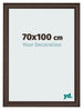Bilderrahmen 70x100cm Eiche Dunkel MDF Lazio Vorne Messe | Yourdecoration.at