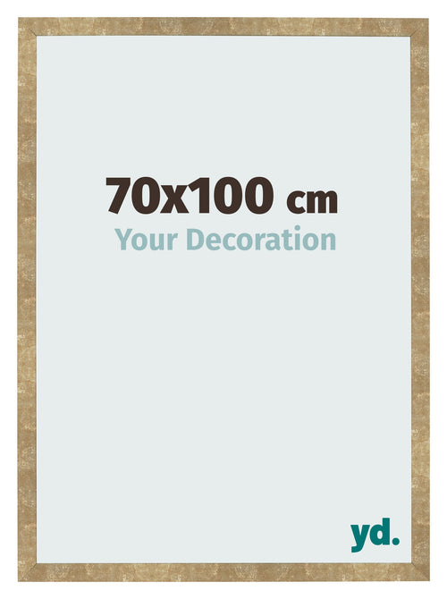 Bilderrahmen 70x100cm Gold Antik MDF Bologna Vorne Messe | Yourdecoration.at