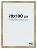 Bilderrahmen 70x100cm Gold Antik MDF Bologna Vorne Messe | Yourdecoration.at