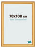 Bilderrahmen 70x100cm Gold Matt MDF Lazio Vorne Messe | Yourdecoration.at