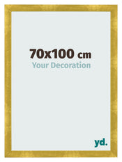 Bilderrahmen 70x100cm Gold Vintage MDF Pisa Vorne Messe | Yourdecoration.at