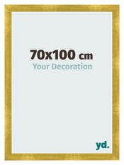 Bilderrahmen 70x100cm Gold Vintage MDF Pisa Vorne Messe | Yourdecoration.at
