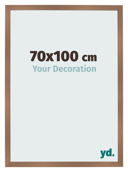 Bilderrahmen 70x100cm Kupfer Dekor MDF Bologna Vorne Messe | Yourdecoration.at