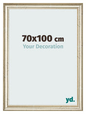 Bilderrahmen 70x100cm Metallglanz MDF Lazio Vorne Messe | Yourdecoration.at