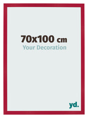 Bilderrahmen 70x100cm Rot MDF Bologna Vorne Messe | Yourdecoration.at